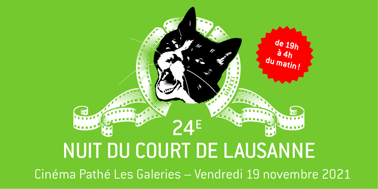 Affiche de la 24e Nuit du Court de Lausanne