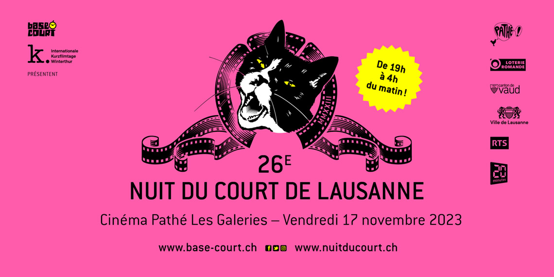 Visuel de la 26e Nuit du Court de Lausanne