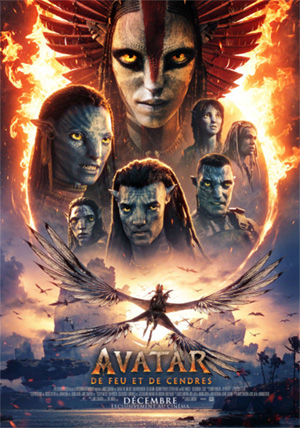 Affiche du film Avatar : de Feu et de Cendres