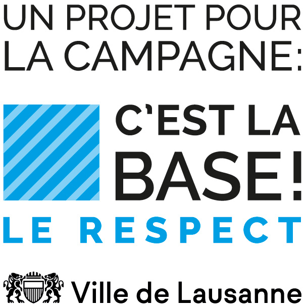 Logo Le respect c'est la base - Ville de Lausanne
